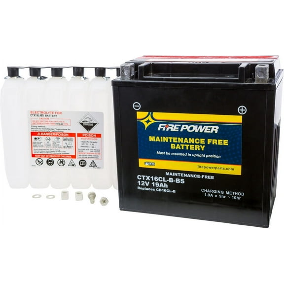 Fire Power Maintenance Free Battery Compatible With Yamaha VXR (WRB650) 1991-1995