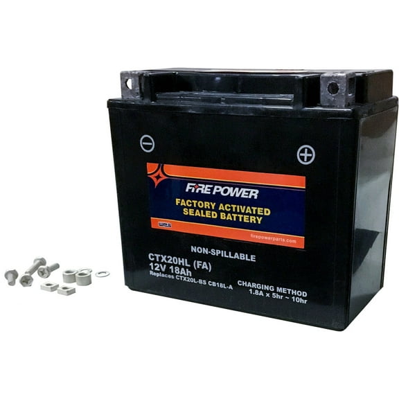 Fire Power Sealed Factory Activated Battery CTX20HL-BS(FA) Compatible With Harley-Davidson FXDFSE CVO Dyna Fat Bob 2009-2010