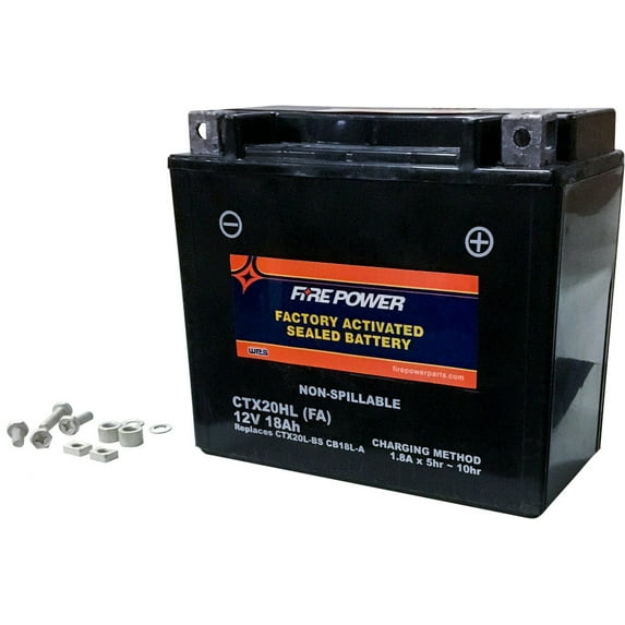 Fire Power Sealed Factory Activated Battery CTX20HL-BS(FA) Compatible With Harley-Davidson VRSCD Night Rod 2008