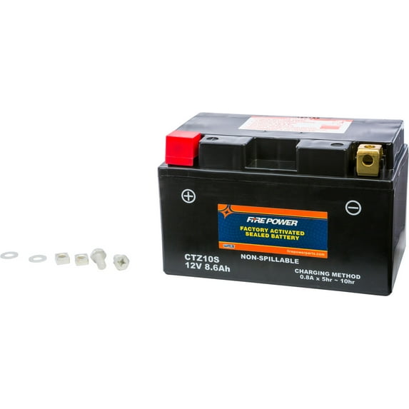 Fire Power Sealed Factory Activated Battery CTZ10S Compatible With Aprilia RSV4 Factory APRC SE 2011-2014