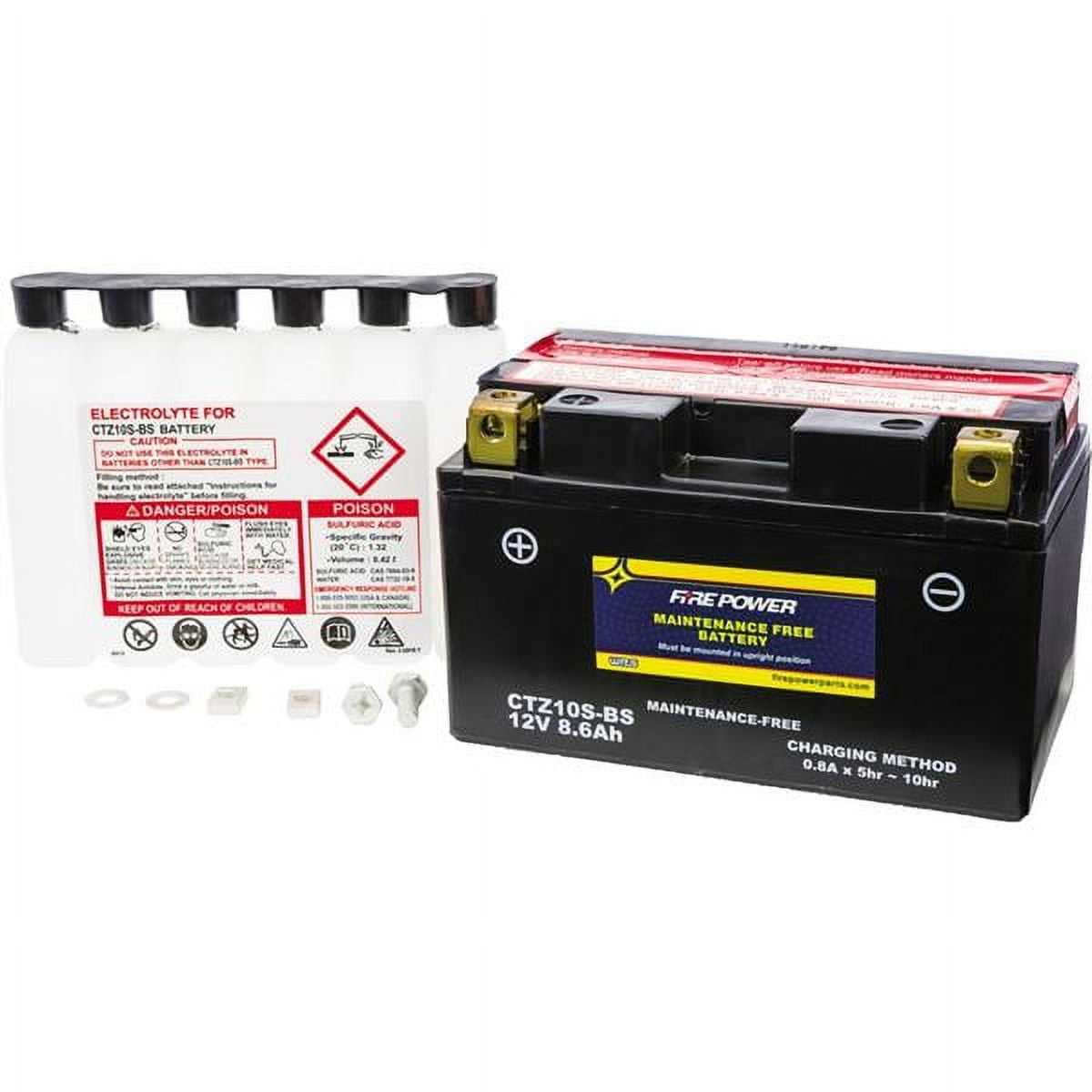 Fire Power Sealed Maintenance Free Battery - CTZ10S-BS