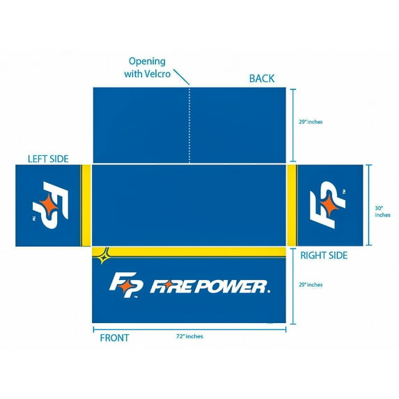 Fire Power TABLE COVER 8' FP