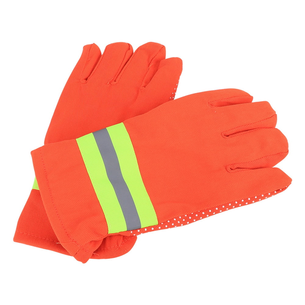 Fire Protection Gloves, 3 Layer Separated Fingers Firefighting Glove For Working