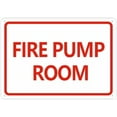 thumbnail image 1 of Fire Pump Room Metal Signs 12X8 Inch Rust Free Aluminum,Uv Ink Printing,Durable Outdoor For Home, 1 of 4