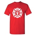 thumbnail image 1 of Fire Rescue Department Sarcastic Humor Costume Graphic Tees Gift For Mens Novelty Funny T Shirt, 1 of 6