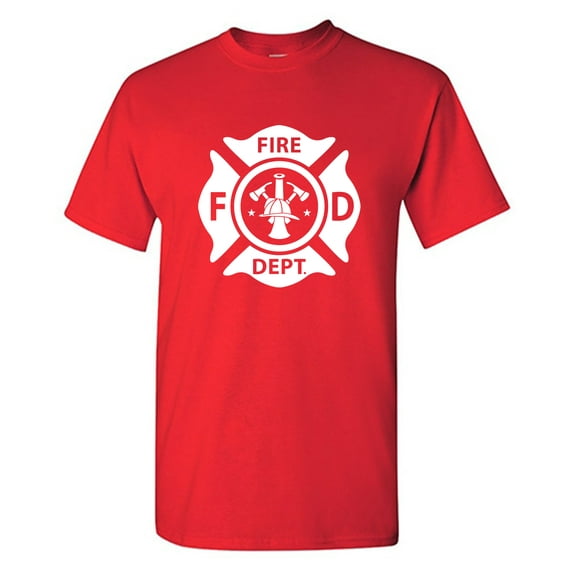 Fire Rescue Department Sarcastic Humor Costume Graphic Tees Gift For Mens Novelty Funny T Shirt