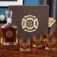 thumbnail image 1 of Fire & Rescue Engraved Liquor Decanter Set, 1 of 3