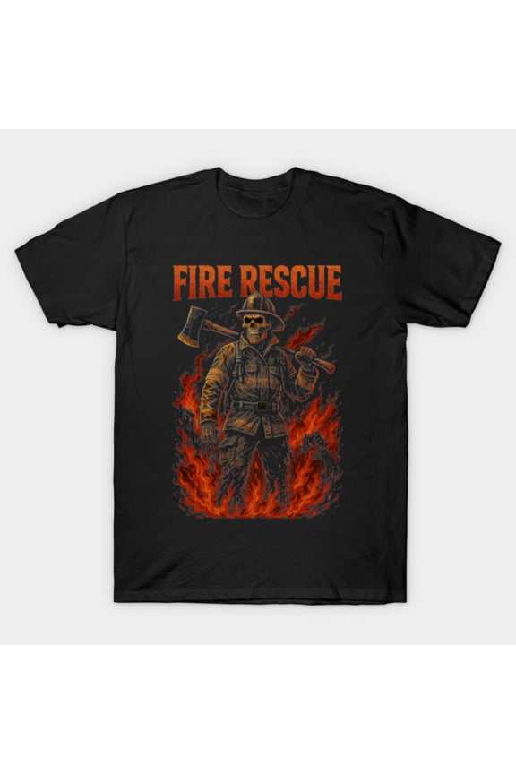 Fire Rescue First Responders Eternal Honor Collection G9691 Unisex T-Shirt, Up to Size 5XL
