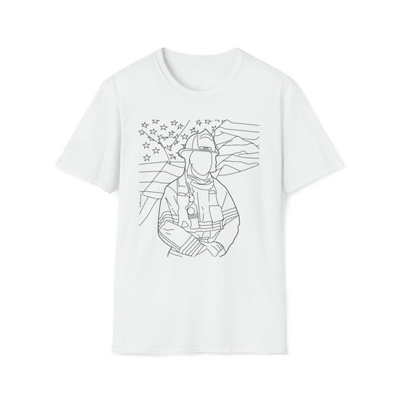 Fire Rescue Shirt, Gildan Unisex Softstyle T-Shirt, Firefighter Tee, S-3XL