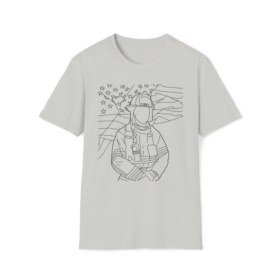 Fire Rescue Shirt, Gildan Unisex Softstyle T-Shirt, Firefighter Tee, S-3XL