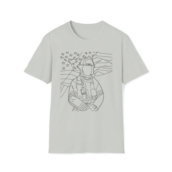 Fire Rescue Shirt, Gildan Unisex Softstyle T-Shirt, Firefighter Tee, S-3XL