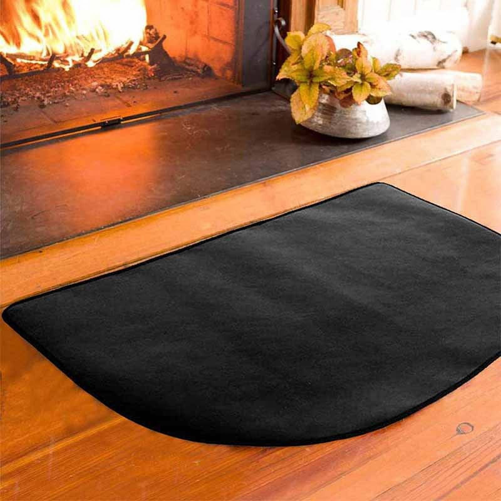 Fire Resistant Mat Fireproof Hearth Rug Double Layer Fiberglass Hearth