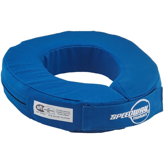 Fire Retardant Cotton Neck Brace, 3.3-1 SFI, Blue