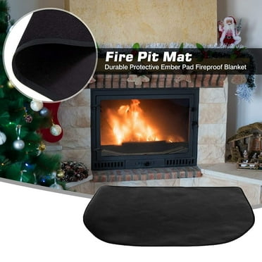 Fire Retardant Fiberglass Fireproof Carpet Half Round Hearth Fireplace Area Rug