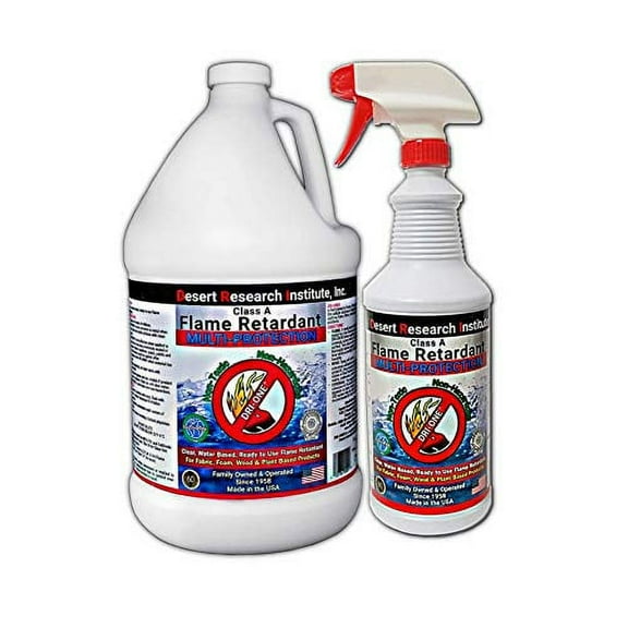 Fire Retardant Spray for Fabric, Wood & More - Class A -Eco Safe - NFPA 701- ASTM E84