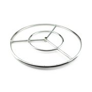 Fire Ring Burner for Fire Pits & Fireplaces | 18", Stainless Steel