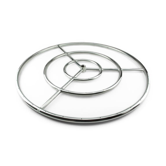 Fire Ring Burner for Fire Pits & Fireplaces | 36", Stainless Steel