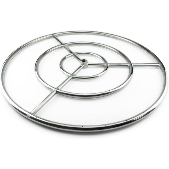 Fire Ring Burner for Fire Pits and Fireplaces | 36 Inch, Stainless Steel Burner