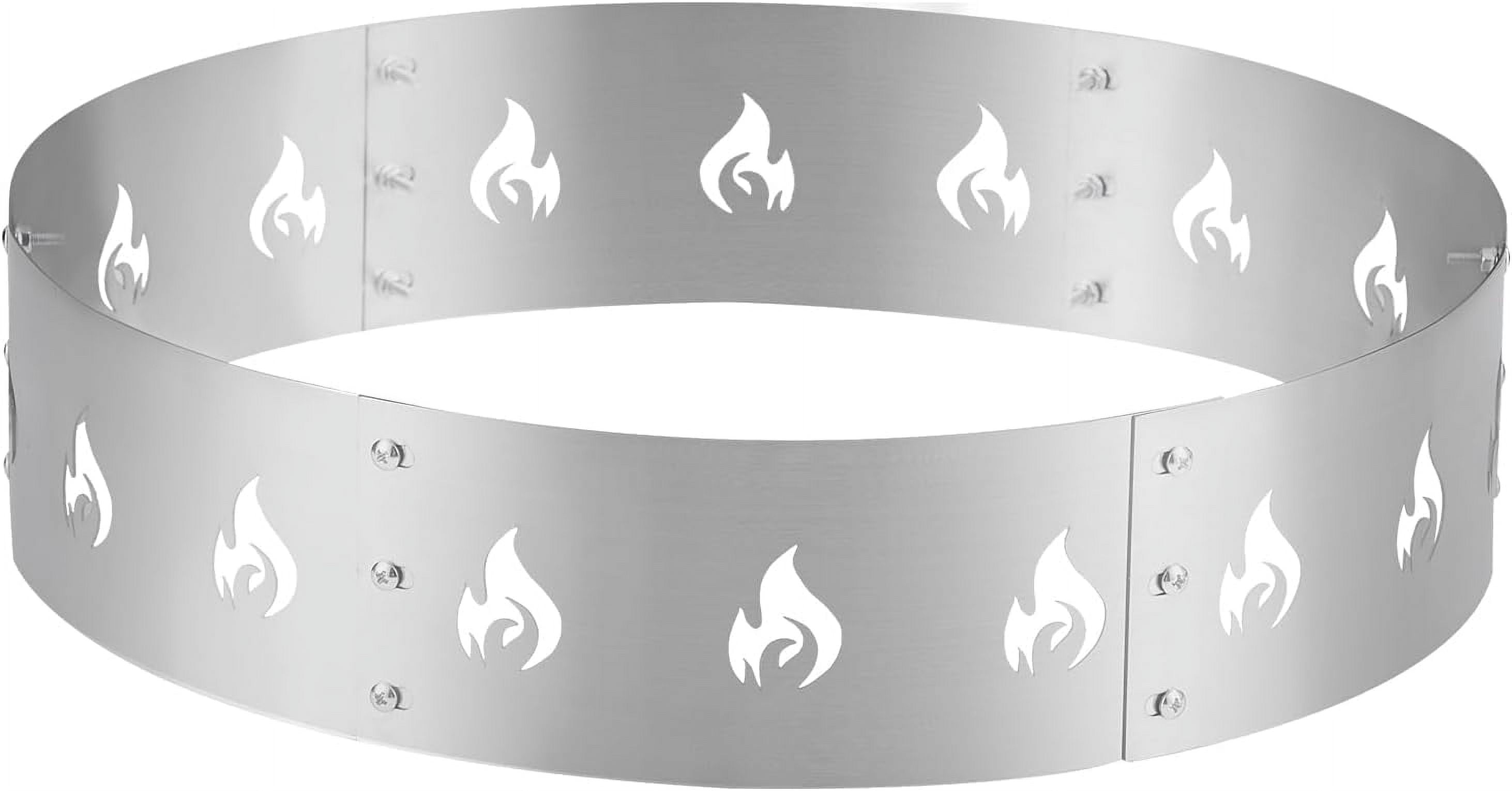 Fire Ring, Fire Pit Stand for 19.5" Firepit, 304 Stainless Steel Heavy