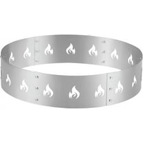 Fire Ring, Fire Pit Stand for 19.5" Firepit, 304 Stainless Steel Heavy Duty Fire Pit Accessory Outdoor Fireplace Tools, Fireplace Stand for Camping Fire Pits, Firepit Ring for Backyard Use and Patio