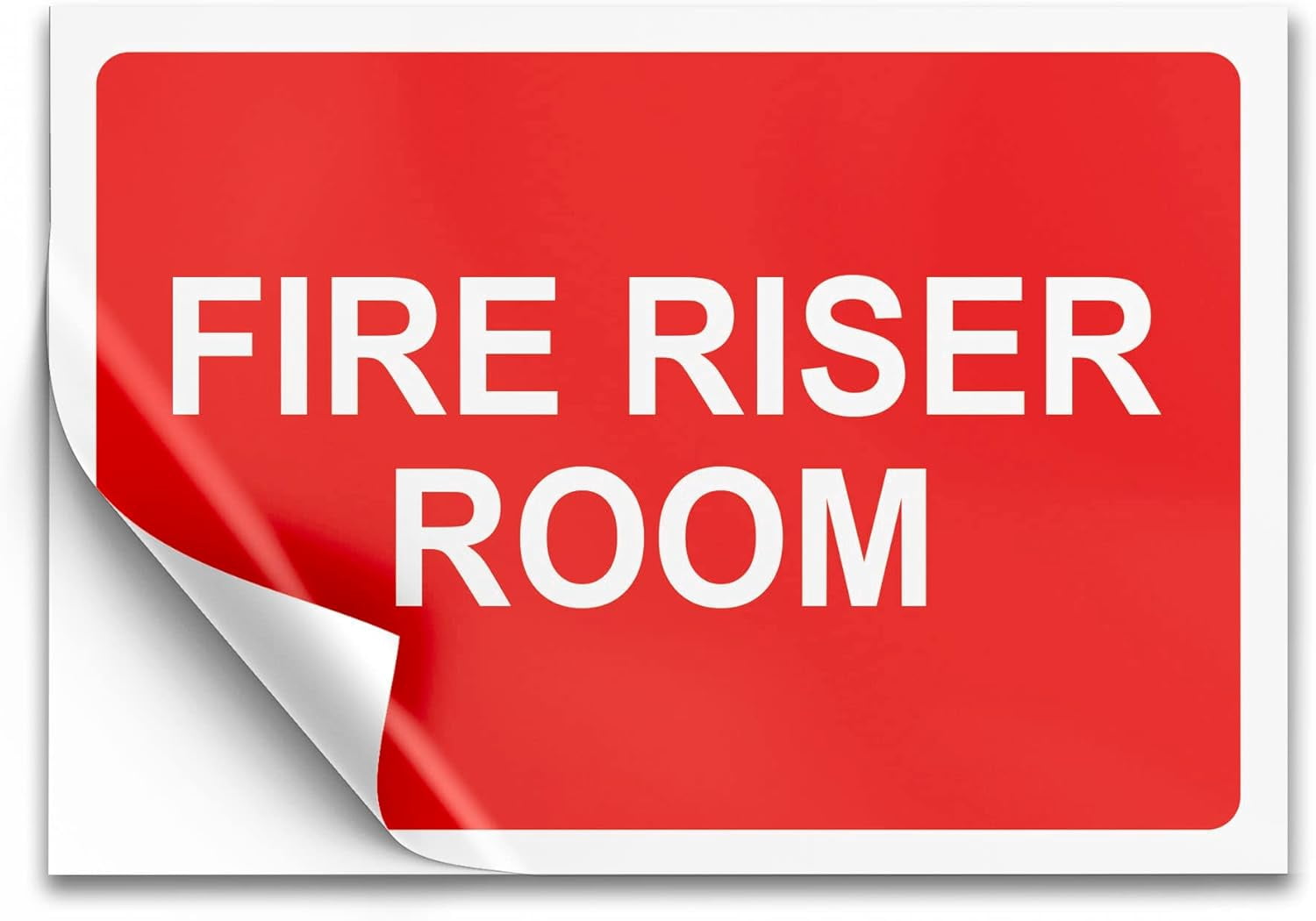Fire Riser Room Sticker, 7x10 Vinyl Fire Extinguisher Inside Sticker ...
