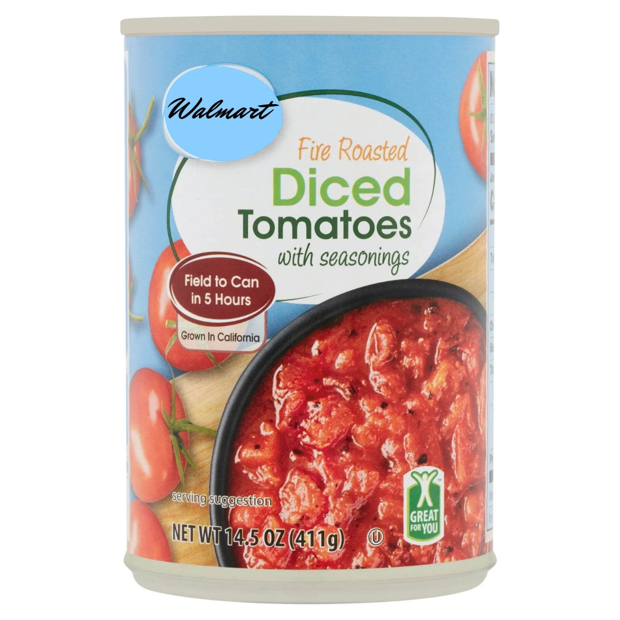 Fire Roasted Diced Tomatoes, 14.5 oz