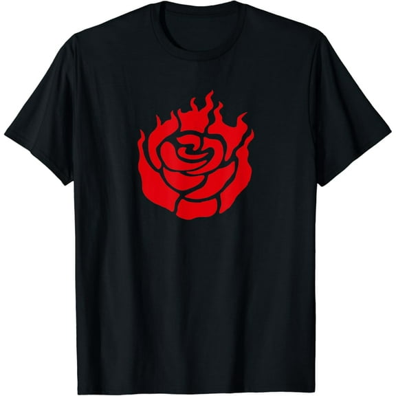 Fire Ruby Rose Red Flame Burn Flower Love Passion Plant T-Shirt, F710 Sweatshirt All Size S-5XL