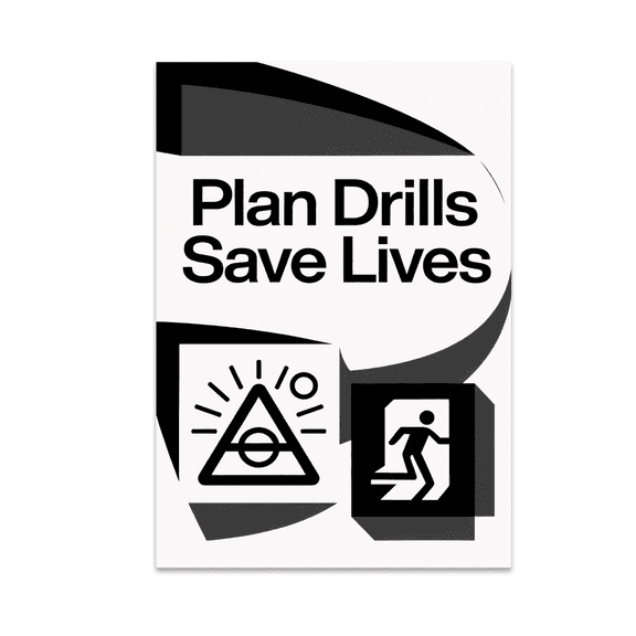 Fire Safety Guide Poster - Office Safety Enthusiast - 13x19 Poster Print