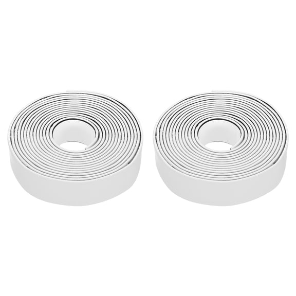 Uxcell 2 Pcs Smoke Fire Seal Strip 9.8 Feet Expandable Door Seal 0.98 inch x 0.08 inch White