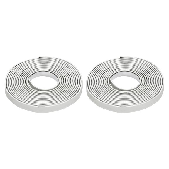 Uxcell 2 Pcs Smoke Fire Seal Strip 9.8 Feet Expandable Door Seal 0.39 inch x 0.08 inch White