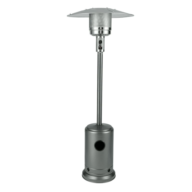 Fire Sense Hammered Platinum 48,000 BTU Propane Patio Heater for