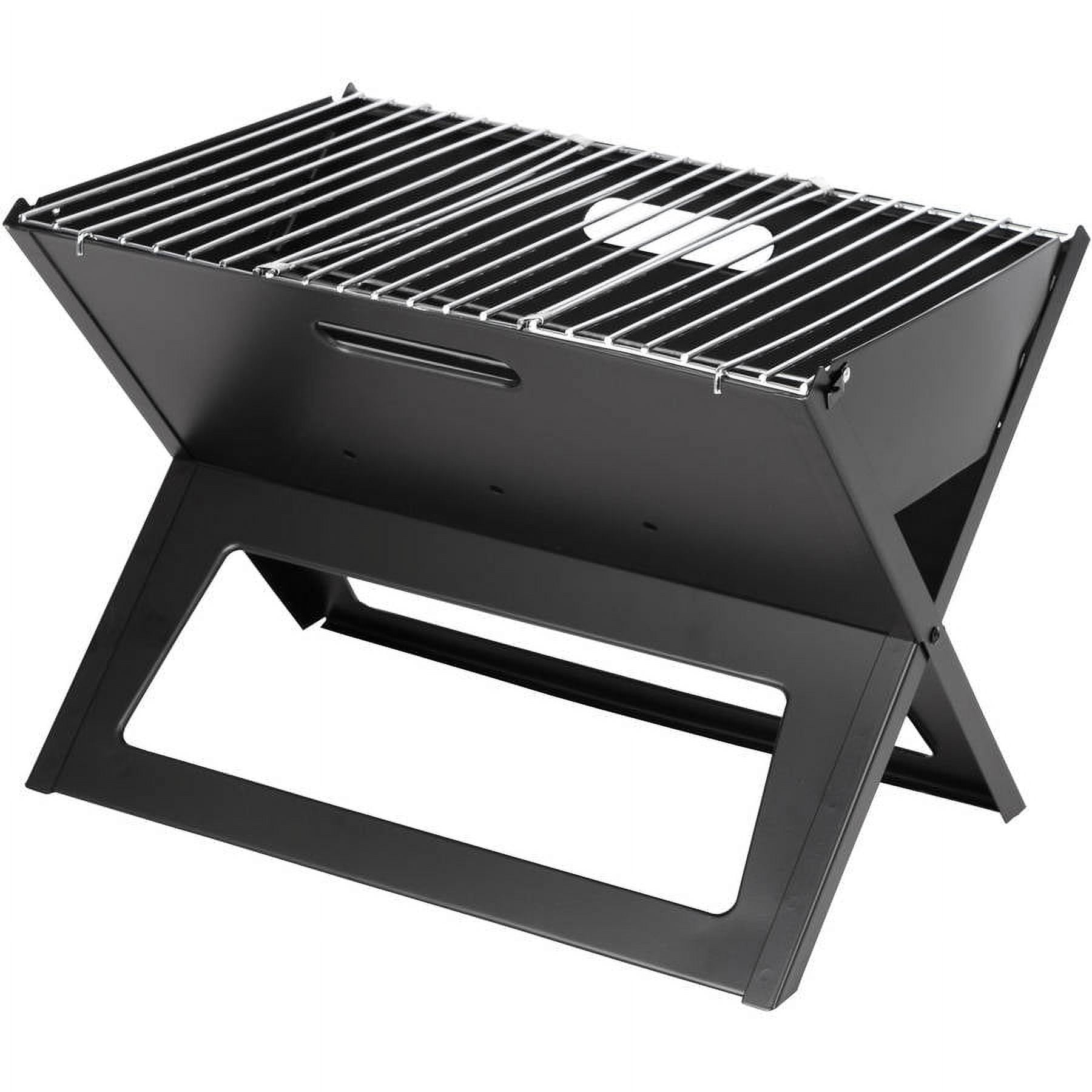 PHI VILLA Heavy-duty Outdoor Barrel Charcoal Grill in Black THD-E02GR005 -  The Home Depot