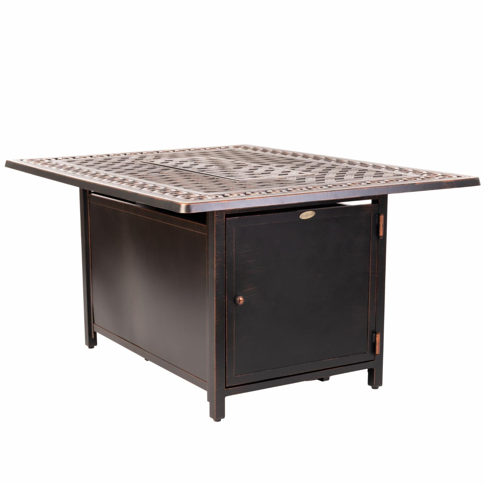 Fire Sense Meerin 48 in. Rectangular Aluminum Gas Fire Pit Table