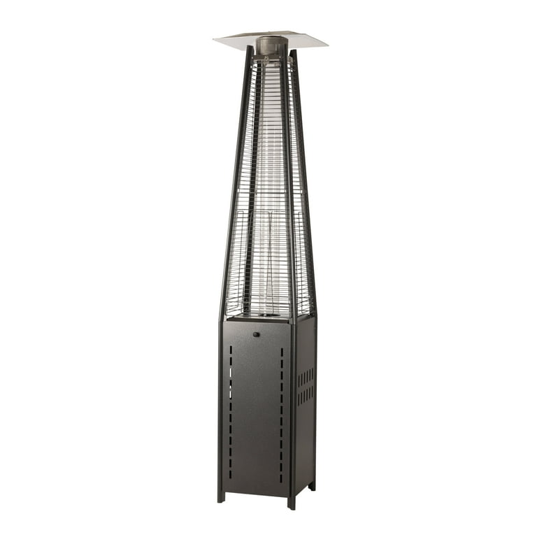 Fire Sense Pyramid Flame Patio Heater Propane Heater Tower with