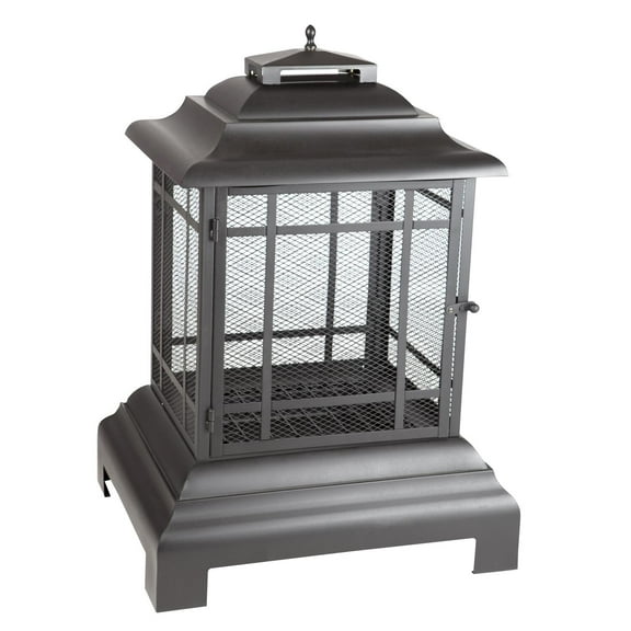 Fire Sense Rectangle Pagoda Patio Fireplace