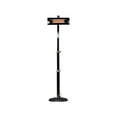 thumbnail image 1 of Fire Sense Telescoping Offset Pole Mounted Infrared Patio Heater With Wheels 1500 Watt, Tip over Protection System Cover Included - Black, 1 of 13