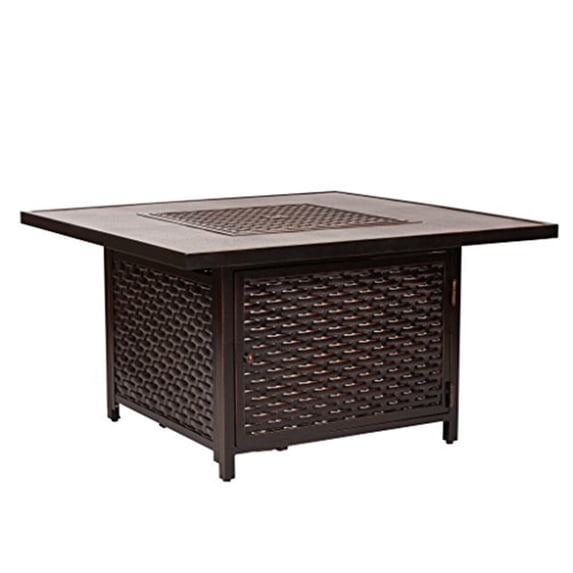 Fire Sense Baker Cast Aluminum LPG Fire Pit Table