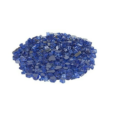 Fire Sense - Reflective Fire Glass Filler - Sapphire Blue