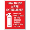 thumbnail image 1 of Fire Sign – How To Use A Fire Extinguisher Safety Signs Fire Safety Signs Metal Tin Sign Caution Danger Safety Security Warning Notice Signs, 1 of 1