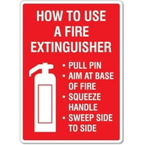 Fire Sign – How To Use A Fire Extinguisher Safety Signs Fire Safety Signs Metal Tin Sign Caution Danger Safety Security Warning Notice Signs