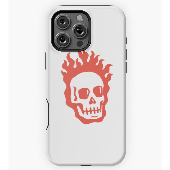 Fire Skeleton GA6796 Phone Case for iPhone 11 to 17 Pro Max