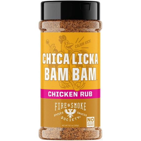 Fire & Smoke Society Chica Licka Bam Bam Chicken Seasoning, 10.7oz
