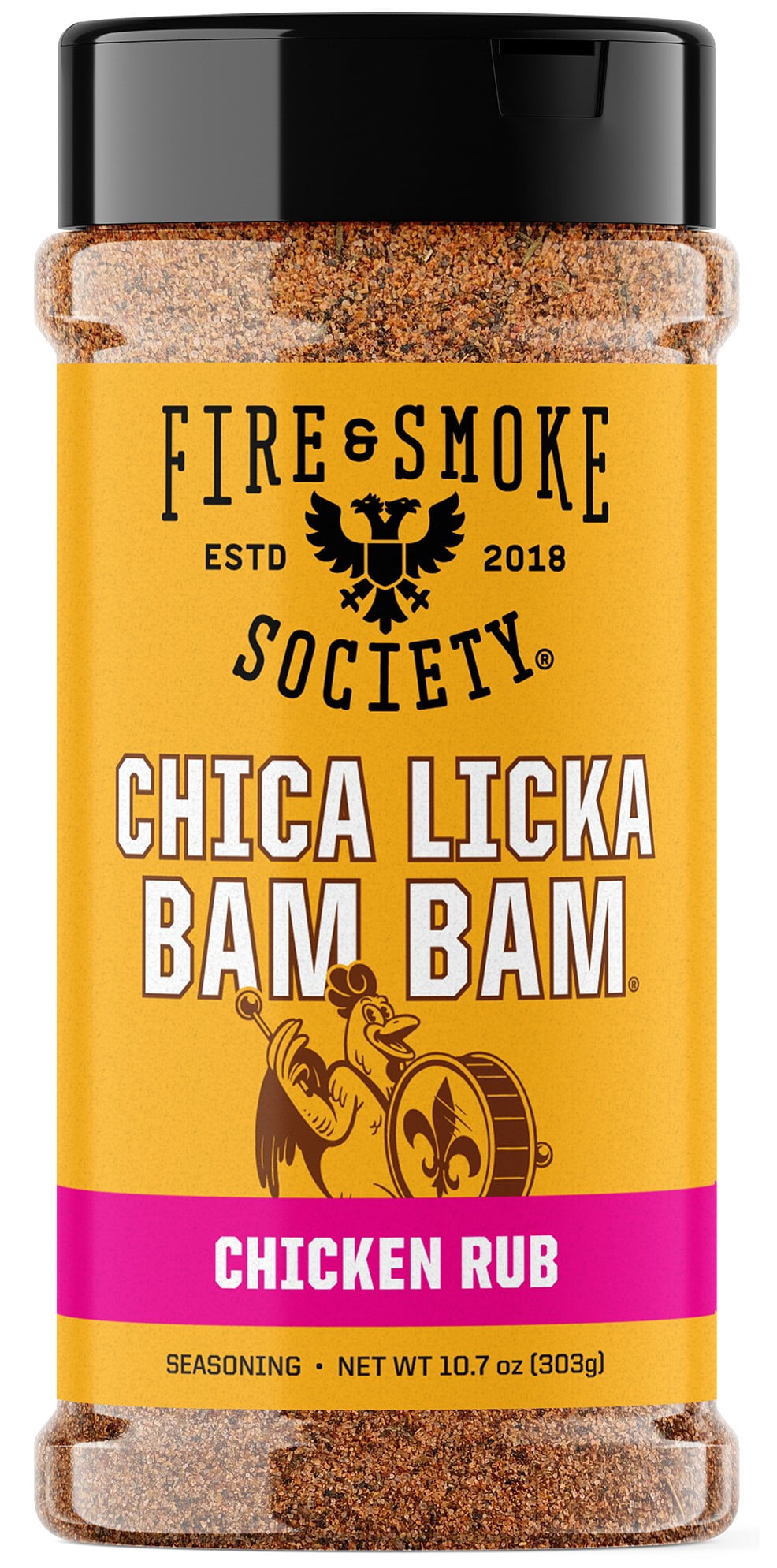 Fire & Smoke Society Chica Licka Bam Bam Chicken Seasoning, 10.7oz