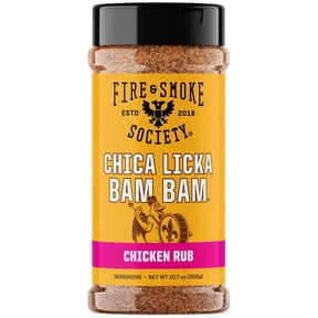 Fire & Smoke Society Chica Licka Bam Bam Chicken Seasoning, 10.7oz