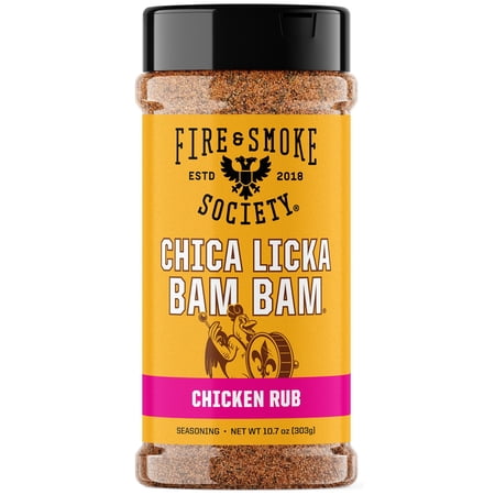 Fire & Smoke Society Chica Licka Bam Bam Chicken Seasoning, 10.7oz