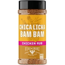 Fire & Smoke Society Chica Licka Bam Bam Poultry Seasoning, 10.7 Ounce Mixed Chicken Seasoning and Spices
