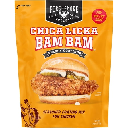Fire & Smoke Society Chica Licka Chicken Fry Mix, 9.6 Ounce Bag