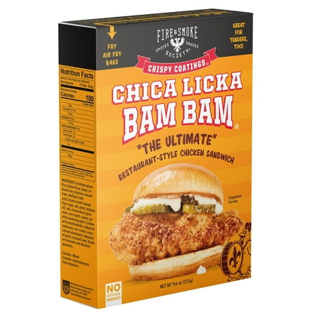 Fire & Smoke Society Chica Lika Chicken Fry Mix, 9.6 Ounce Box....