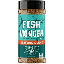 Fire & Smoke Society Fish Monger Seafood Seasoning, 9.5 oz Mixed Spices & Seasonings