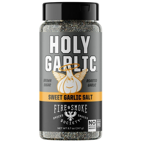 Fire & Smoke Society Holy Garlic All Purpose Seasoning, 8.7 oz Mixed Spices & Seasonings